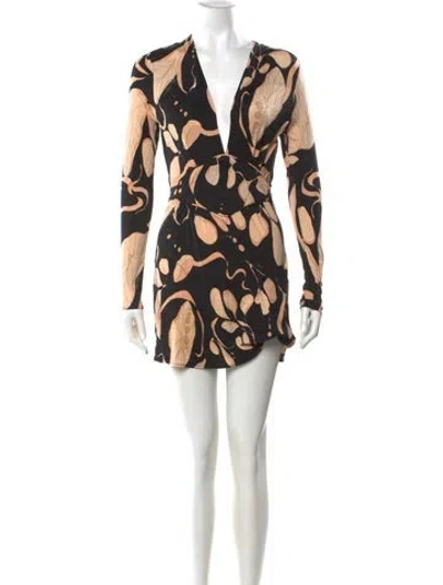 Pre-owned Mara Hoffman Silk Mini Dress