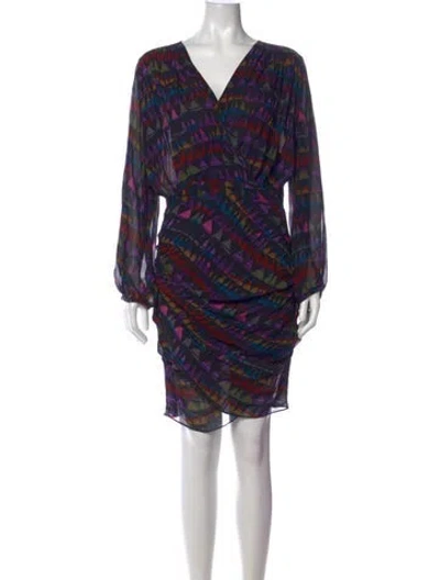 Pre-owned Mara Hoffman Silk Mini Dress In Black