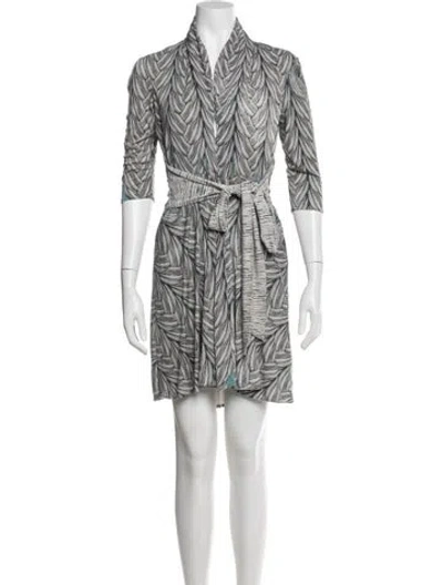 Pre-owned Mara Hoffman Silk Mini Dress In White