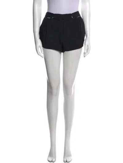 Pre-owned Mara Hoffman Silk Mini Shorts In Black