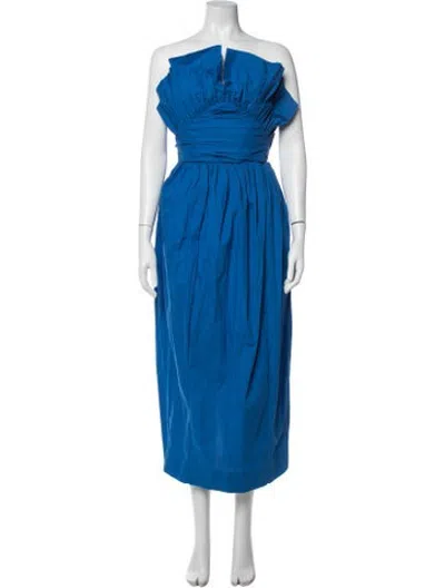 Pre-owned Mara Hoffman Skirt Set In Blue