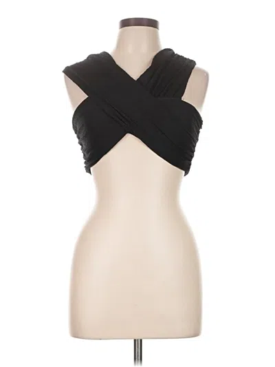 Pre-owned Mara Hoffman Sleeveless Blouse In Black