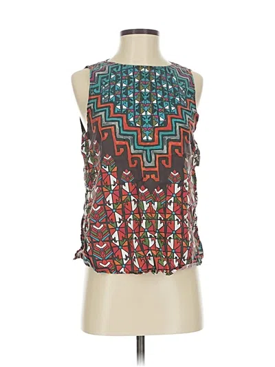Pre-owned Mara Hoffman Sleeveless Blouse In Blue