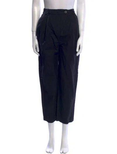 Pre-owned Mara Hoffman Straight Leg Pants In Black