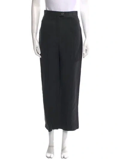 Pre-owned Mara Hoffman Straight Leg Pants In Black
