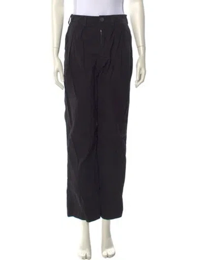 Pre-owned Mara Hoffman Straight Leg Pants In Black