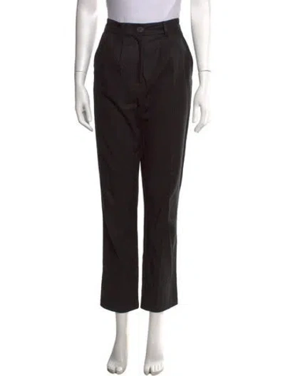 Pre-owned Mara Hoffman Straight Leg Pants In Black