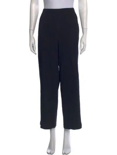Pre-owned Mara Hoffman Straight Leg Pants In Black