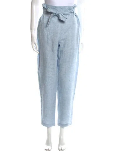 Pre-owned Mara Hoffman Straight Leg Pants In Blue