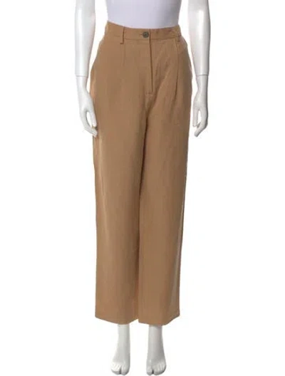 Pre-owned Mara Hoffman Straight Leg Pants In Neutral