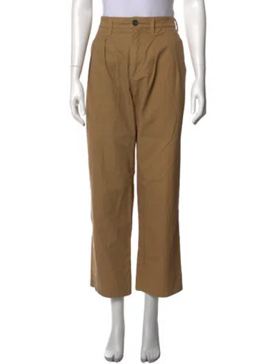 Pre-owned Mara Hoffman Straight Leg Pants In Neutrals