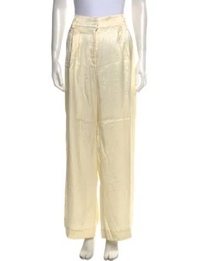 Pre-owned Mara Hoffman Straight Leg Pants W/ Tags In Neutral