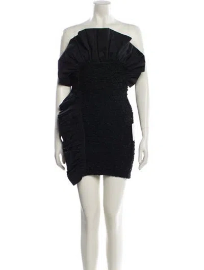 Pre-owned Mara Hoffman Strapless Mini Dress W/ Tags In Black