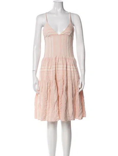 Pre-owned Mara Hoffman Striped Cover-up In Neutrals