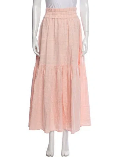 Pre-owned Mara Hoffman Striped Cover-up In Pink