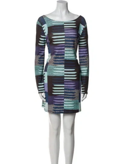 Pre-owned Mara Hoffman Striped Long Dress In Black