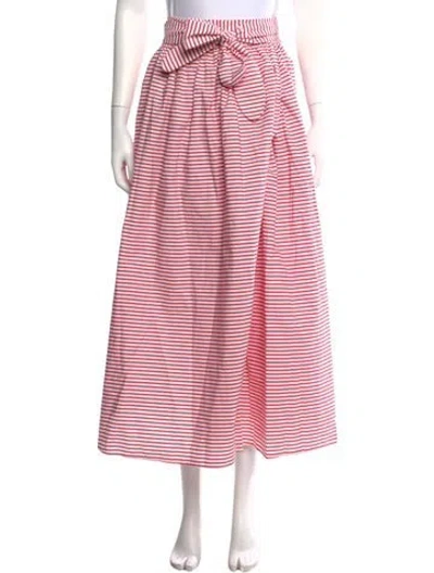 Pre-owned Mara Hoffman Striped Long Skirt In Multi