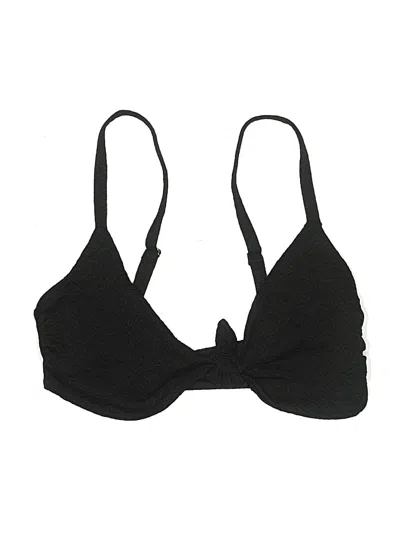 Pre-owned Mara Hoffman Swimsuit Top Black Swimwear