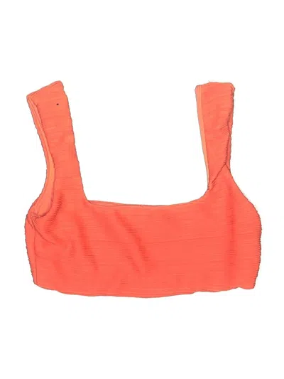 Pre-owned Mara Hoffman Swimsuit Top Orange Swimwear