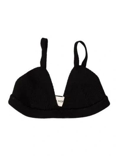 Pre-owned Mara Hoffman Top In Black