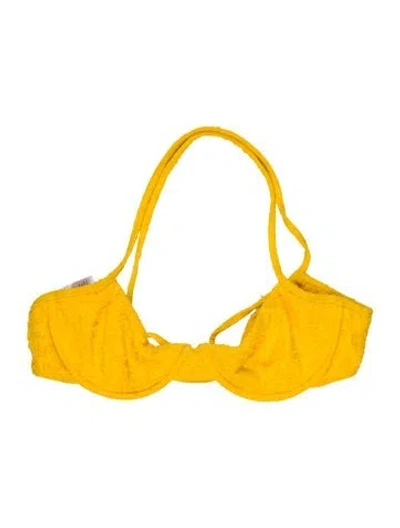 Pre-owned Mara Hoffman Top W/ Tags In Yellow