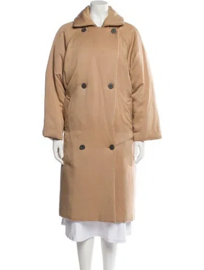 Pre-owned Mara Hoffman Trench Coat In Neutral