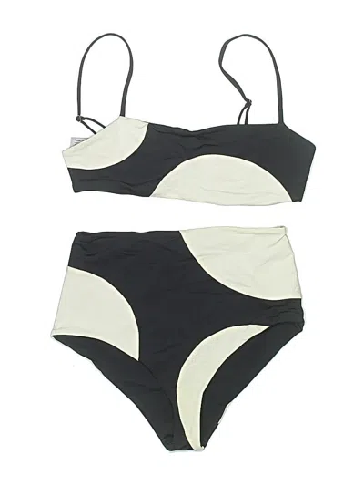 Pre-owned Mara Hoffman Two Piece Swimsuit In Ivory