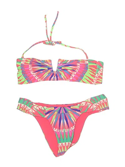 Pre-owned Mara Hoffman Two Piece Swimsuit In Pink