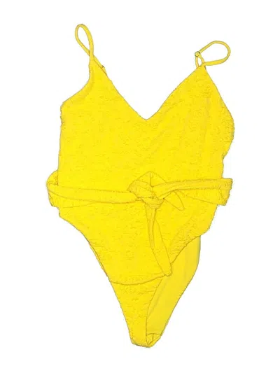 Pre-owned Mara Hoffman Two Piece Swimsuit In Yellow