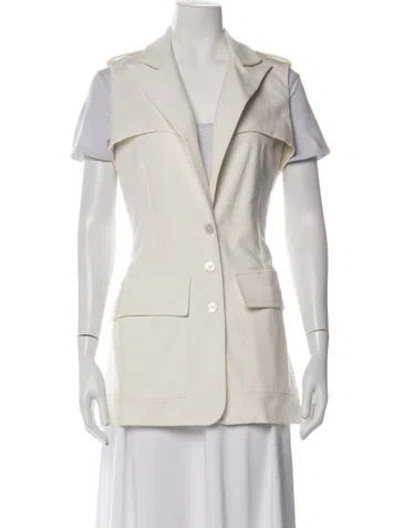 Pre-owned Mara Hoffman Vest In Neutrals