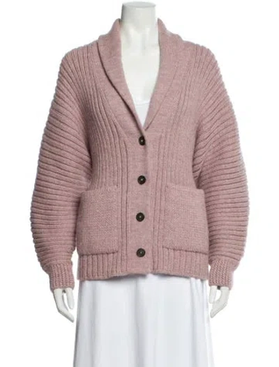 Pre-owned Mara Hoffman V-neck Sweater In Pink