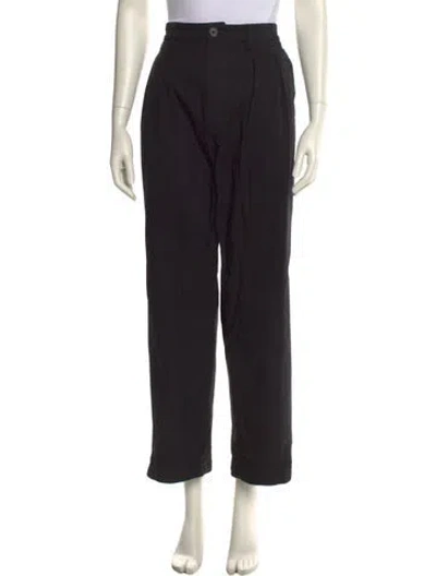 Pre-owned Mara Hoffman Wide Leg Pants In Black