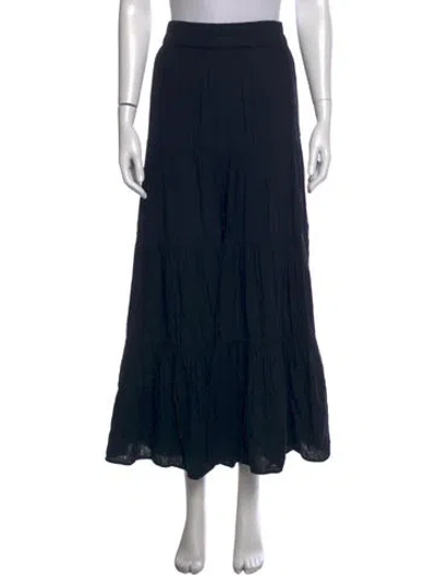 Pre-owned Mara Hoffman Wide Leg Pants In Black