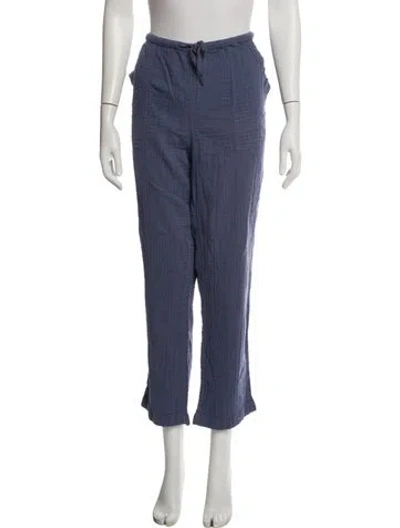 Pre-owned Mara Hoffman Wide Leg Pants In Blue
