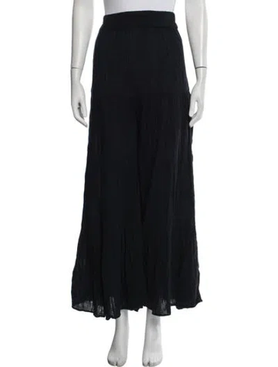 Pre-owned Mara Hoffman Wide Leg Pants In Blue