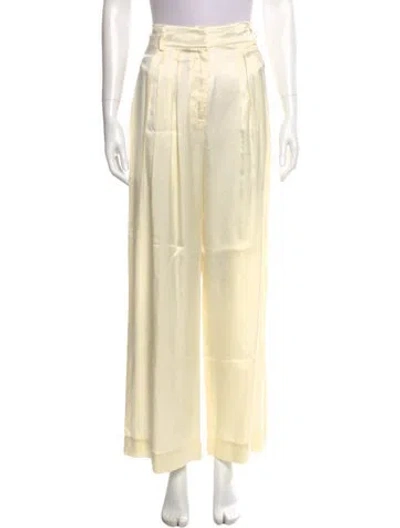 Pre-owned Mara Hoffman Wide Leg Pants In Neutral