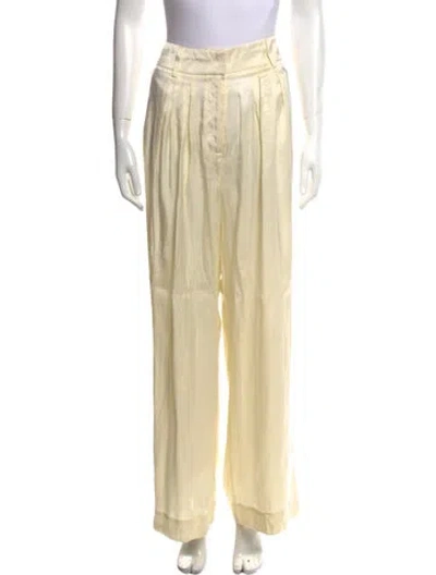 Pre-owned Mara Hoffman Wide Leg Pants In Neutral