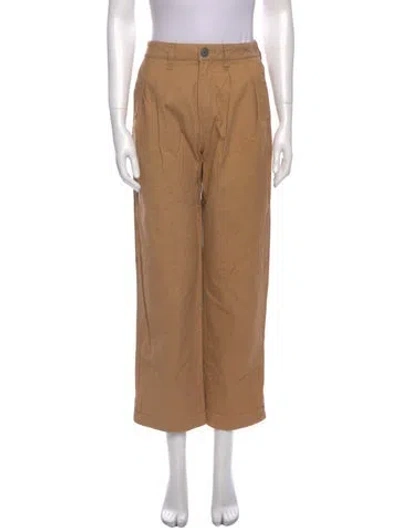 Pre-owned Mara Hoffman Wide Leg Pants In Neutral
