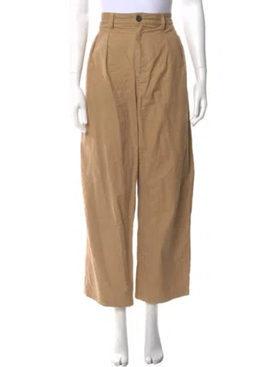 Pre-owned Mara Hoffman Wide Leg Pants In Neutral