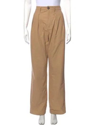 Pre-owned Mara Hoffman Wide Leg Pants In Neutral