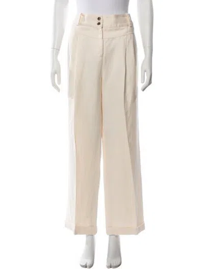Pre-owned Mara Hoffman Wide Leg Pants In Neutrals
