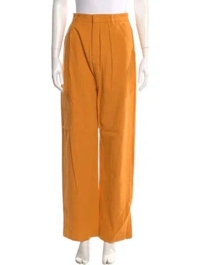 Pre-owned Mara Hoffman Wide Leg Pants In Orange