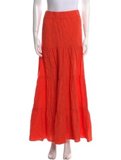 Pre-owned Mara Hoffman Wide Leg Pants In Orange