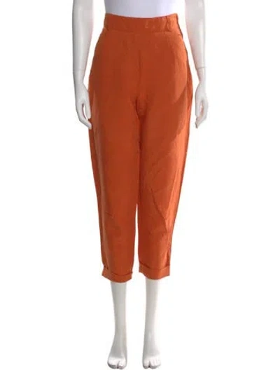 Pre-owned Mara Hoffman Wide Leg Pants In Orange