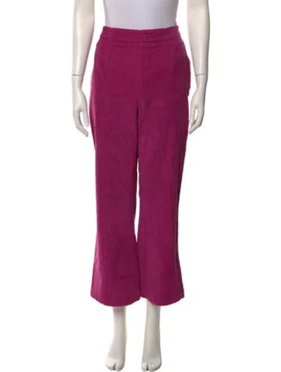 Pre-owned Mara Hoffman Wide Leg Pants In Purple