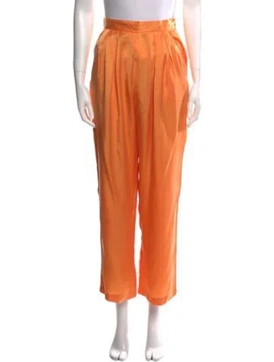 Pre-owned Mara Hoffman Wide Leg Pants W/ Tags In Orange