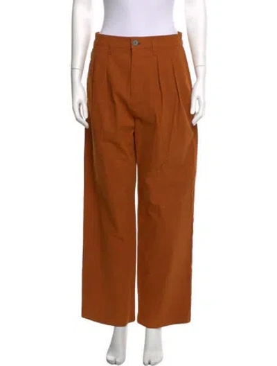 Pre-owned Mara Hoffman Wide Leg Pants W/ Tags In Orange