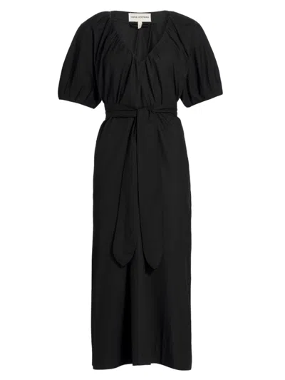 MARA HOFFMAN WOMEN'S ALORA BELTED COCOON MIDI-DRESS