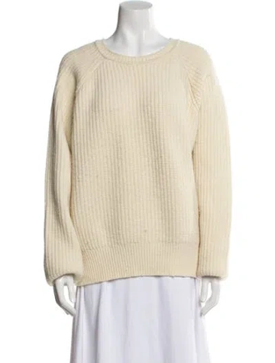 Pre-owned Mara Hoffman Wool Scoop Neck Sweater