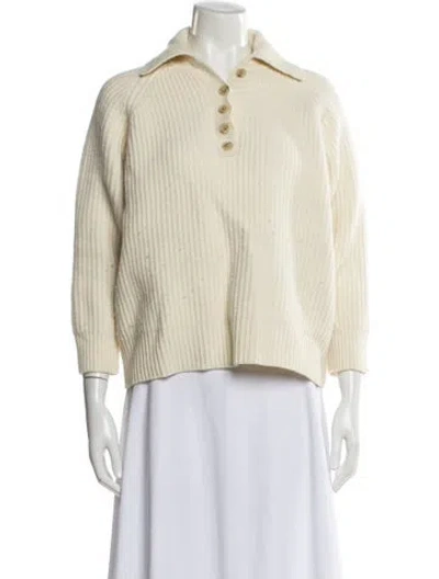 Pre-owned Mara Hoffman Wool Sweater In Neutral